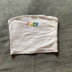 f🌼ck tube top size small